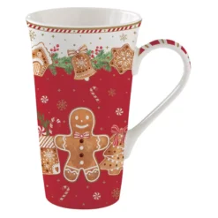 EASY LIFE FANCY GINGERBREAD Coffret Mega Mug 60 Cl Porcelaine EASYLIFE