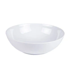 ALASKA Saladier En Porcelaine Blanche TABLE PASSION D25 Cm