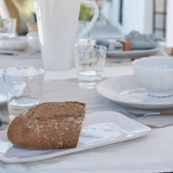 APARTE Plat Rectangulaire En Grès 30 Cm Blanc COSTA NOVA -Élégance Bar Soldes aparte plat en gres 30 cm blanc costa nova nvs 3