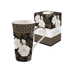 EASY LIFE ART DECO FLOWERS Coffret Mega Mug 60 Cl Porcelaine -Élégance Bar Soldes art deco flowers coffret mega mug 60 cl porcelaine 3