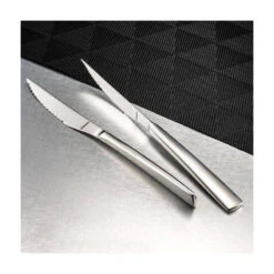 AURORA Standing Coffret Amefa 4 Couteaux Steak Gris Magnet SC -Élégance Bar Soldes aurora standing coffret amefa 4 couteaux steak gris magnet 5