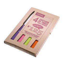 BON APPETIT Coffret De 4 Couteaux De Table Steak OPINEL Esprit POP -Élégance Bar Soldes bon appetit coffret de 4 couteaux de table steak opinel esprit pop 2