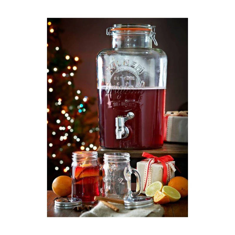 Bonbonne En Verre Avec Robinet Jus Punch Rhum Arrangé KILNER 8 L SC 9 Bonbonne En Verre Avec Robinet Jus Punch Rhum Arrangé KILNER 8 L SC – Image 8