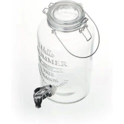 Bonbonne En Verre Robinet Jus Punch Rhum Arrangé Point Virgule 3 L -Élégance Bar Soldes bonbonne en verre robinet jus punch rhum arrange point virgule 3 l p 3