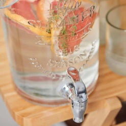 Bonbonne En Verre Robinet Jus Punch Rhum Arrangé Point Virgule 3 L -Élégance Bar Soldes bonbonne en verre robinet jus punch rhum arrange point virgule 3 l p 8