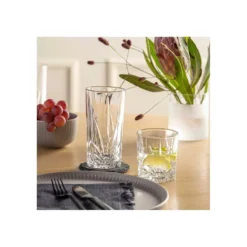 Leonardo CAPRI Gobelet Verre à Whisky 22 Cl - Les 4 -Élégance Bar Soldes capri gobelet verre a whisky 22 cl les 4 6