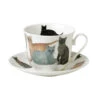 CHATS Tasse Déjeuner Thé Café En Porcelaine Fine SC -Élégance Bar Soldes chats tasse dejeuner the cafe en porcelaine fine