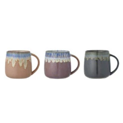 CLOE Mug Tasse En Grès BLOOMINGVILLE - Les 3 -Élégance Bar Soldes cloe mug tasse en gres bloomingville les 3 9
