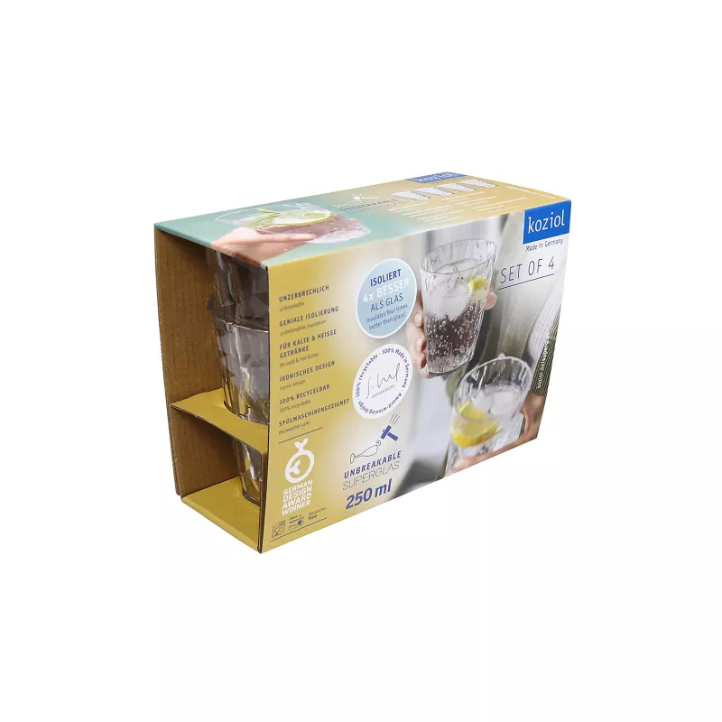 Koziol Club N°1 Verre à Eau 250 Ml Polycarbonate Kosiol Set De 4 8 Koziol Club N°1 Verre à Eau 250 Ml Polycarbonate Kosiol Set De 4 – Image 6