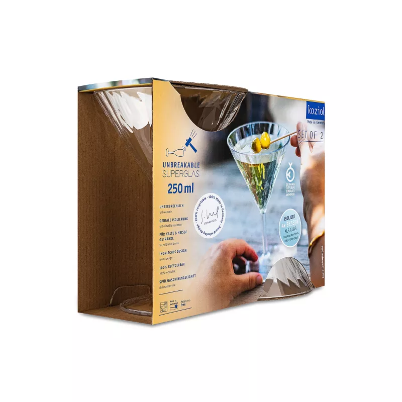 Koziol Club N°12 Verre à Cocktail 250 Ml Polycarbonate Kosiol Set De 2 8 Koziol Club N°12 Verre à Cocktail 250 Ml Polycarbonate Kosiol Set De 2 – Image 6