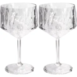 Koziol Club N°15 Verre à Cocktail 400 Ml Polycarbonate Kosiol Set De 2