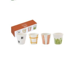 EASY LIFE Coffret De 4 Gobelets à Café 6 Cl Orange -Élégance Bar Soldes coffret de 4 gobelets a cafe 6 cl orange p 1