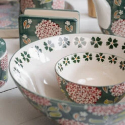 COTTAGE Saladier Grès D26 Vert TABLE PASSION -Élégance Bar Soldes cottage saladier gres d26 vert table passion p 11