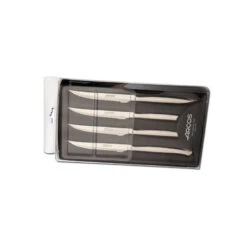 Couteau à Steak Tout Inox ARCOS Lame Microdentée 11 Cm - Boite De 4 -Élégance Bar Soldes couteau a steak tout inox arcos lame microdentee 11 cm boite de 4 2