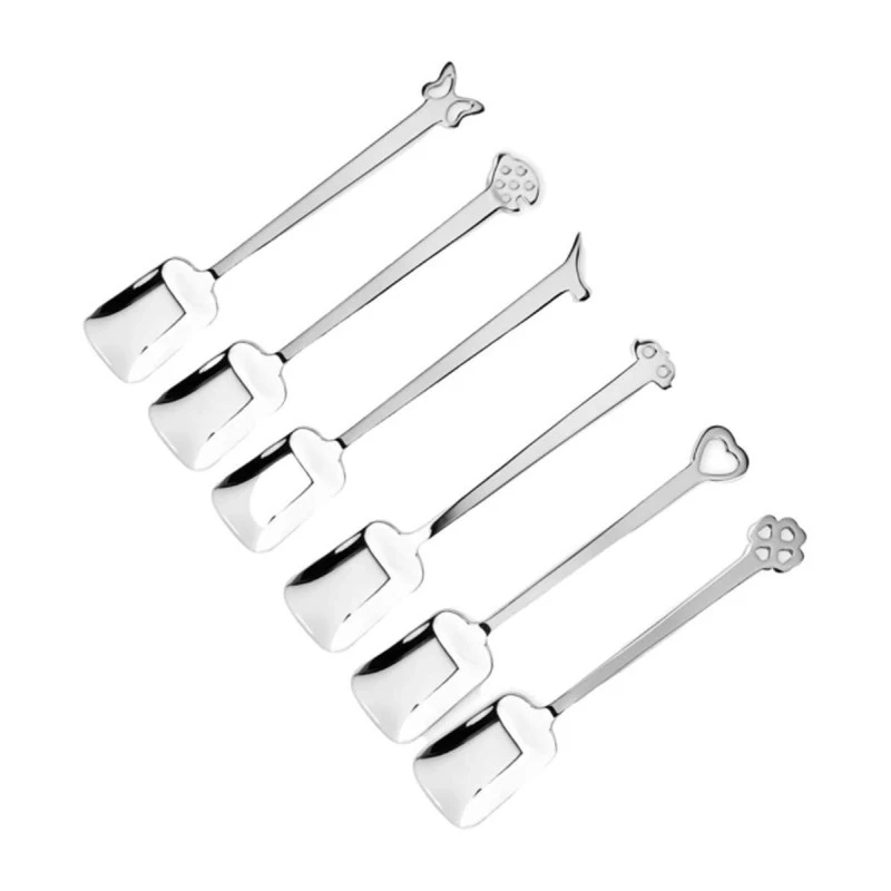 EVENTO Coffret 6 Cuillères à Glace Fantaisie Inox Mepra 4 EVENTO Coffret 6 Cuillères à Glace Fantaisie Inox Mepra – Image 2