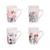 FLOR Coffret Mug En Porcelaine 35 Cl TABLE PASSION - Les 4 -Élégance Bar Soldes flor coffret mug en porcelaine 35 cl table passion les 4