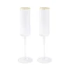EASY LIFE Flute à Champagne X2 20 Cl Avec Liseret Or -Élégance Bar Soldes flute a champagne x2 20 cl avec liseret or