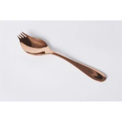 GEORGETTE Standing Grande Fourchette Titane Cuivre -Élégance Bar Soldes georgette standing grande fourchette titane cuivre 3