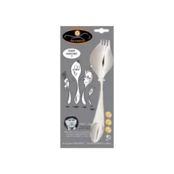 GEORGETTE UNIK Fourchette Cuillère Inox 18/0 Finition Inox Brossé -Élégance Bar Soldes georgette unik fourchette cuillere inox 180 finition inox brosse p 2