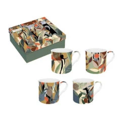 EASY LIFE KILIMANJARO Mug Porcelaine - Coffret De 4 SC