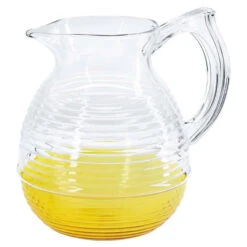 LA CARAFE DELUXE Carafe à Eau En Verre 1.3 L Citron