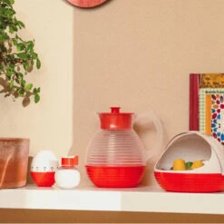 LA CARAFE ORIGINALE Carafe à Eau 1.3 L Abricot -Élégance Bar Soldes la carafe originale carafe a eau 13 l abricot p 2