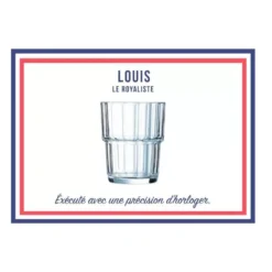 Luminarc LOUIS Gobelet Verre 25 Cl - Les 6 -Élégance Bar Soldes louis gobelet verre 25 cl les 6 5