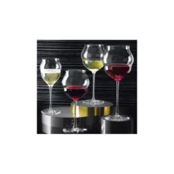 MACARON Flûte à Champagne Verre à Pied 30 Cl Krysta Chef & Sommelier - Les 6 -Élégance Bar Soldes macaron flute a champagne verre a pied 30 cl kwarx chef sommelier les 6 4