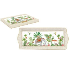 EASY LIFE MARAJAH Plat De Service Cake Rectangulaire EASYLIFE 35 X 15 Cm -Élégance Bar Soldes marajah plat de service cake rectangulaire easylife 35 x 15 cm 3