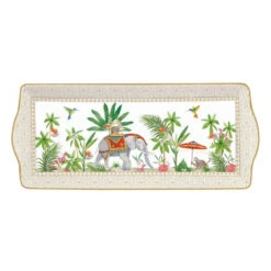 EASY LIFE MARAJAH Plat De Service Cake Rectangulaire EASYLIFE 35 X 15 Cm -Élégance Bar Soldes marajah plat de service cake rectangulaire easylife 35 x 15 cm 4