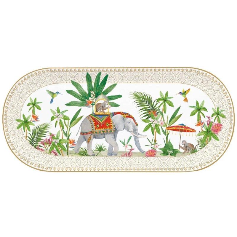 EASY LIFE MARAJAH Plat De Service Ovale En Porcelaine L 33.5 Cm EASYLIFE 4 EASY LIFE MARAJAH Plat De Service Ovale En Porcelaine L 33.5 Cm EASYLIFE – Image 2