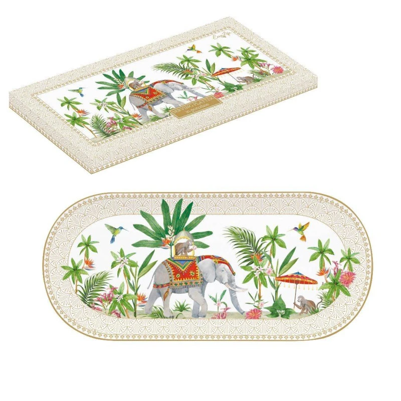 EASY LIFE MARAJAH Plat De Service Ovale En Porcelaine L 33.5 Cm EASYLIFE 3 EASY LIFE MARAJAH Plat De Service Ovale En Porcelaine L 33.5 Cm EASYLIFE