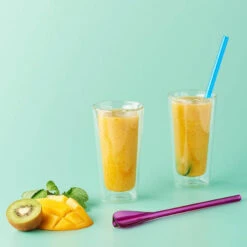 Élégance Bar Soldes -Élégance Bar Soldes melangeur paille cuillere cocktail reutilisable coloris assortis les 6 mastrad 1