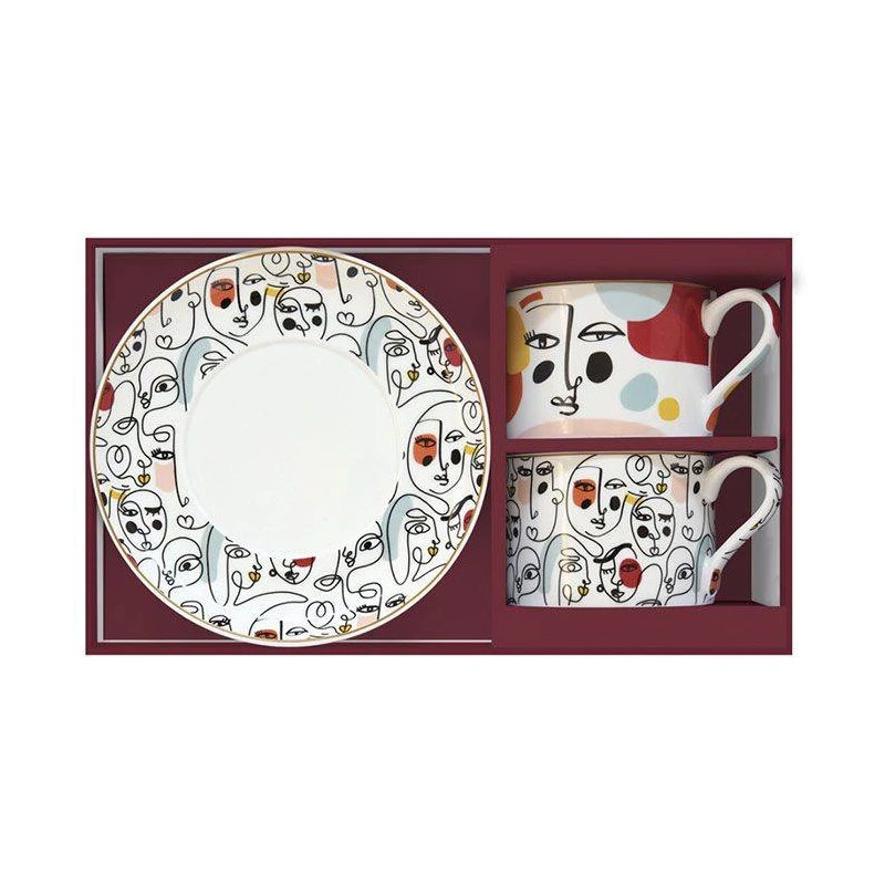 EASY LIFE MODERNISM Coffret Duo Paire Tasse à Déjeuner Porcelaine EASYLIFE 7 EASY LIFE MODERNISM Coffret Duo Paire Tasse à Déjeuner Porcelaine EASYLIFE – Image 5