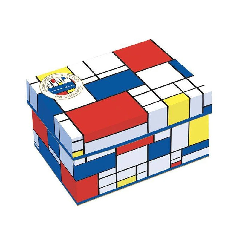 EASY LIFE MONDRIAN Mug En Porcelaine EASYLIFE 5 EASY LIFE MONDRIAN Mug En Porcelaine EASYLIFE – Image 3