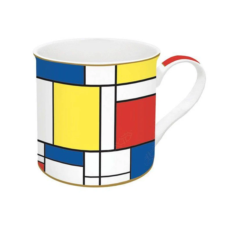 EASY LIFE MONDRIAN Mug En Porcelaine EASYLIFE 7 EASY LIFE MONDRIAN Mug En Porcelaine EASYLIFE – Image 5