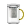 MUG Tasse Tisanière Avec Couvercle En Verre WD Lifestyle 42 Cl Jaune -Élégance Bar Soldes mug tasse tisaniere avec couvercle en verre wd lifestyle 42 cl jaune
