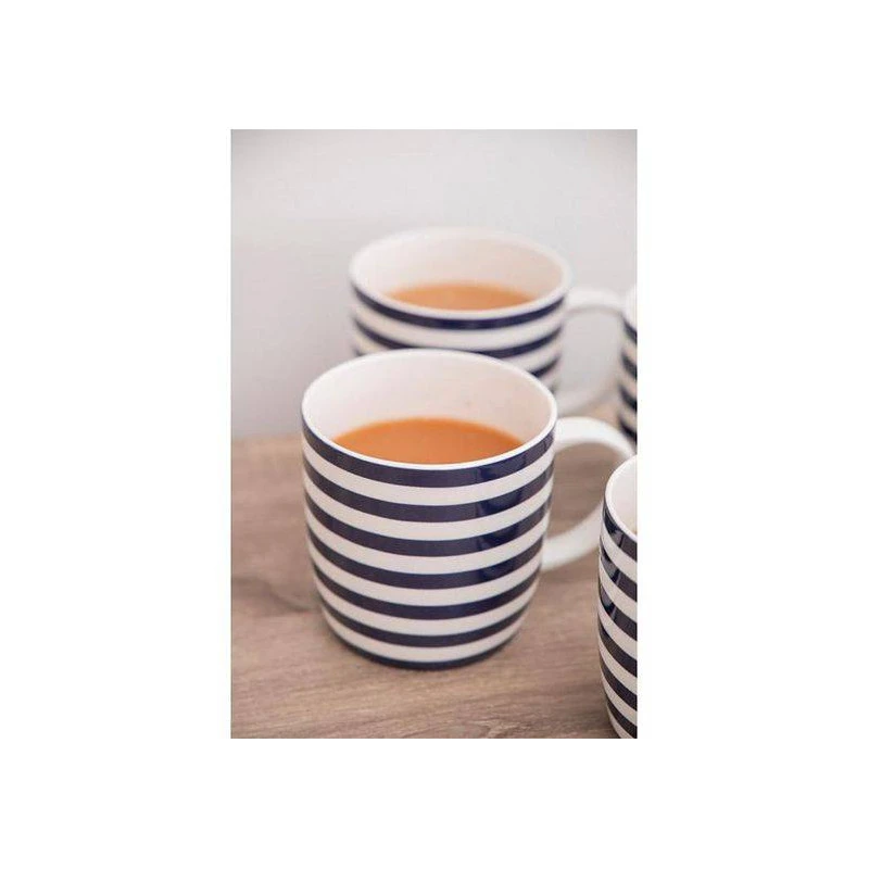 Kitchen Craft Nautical Stripes Mug Porcelaine 42.5 Cl KitchenCraft - Les 4 5 Kitchen Craft Nautical Stripes Mug Porcelaine 42.5 Cl KitchenCraft - Les 4 – Image 3