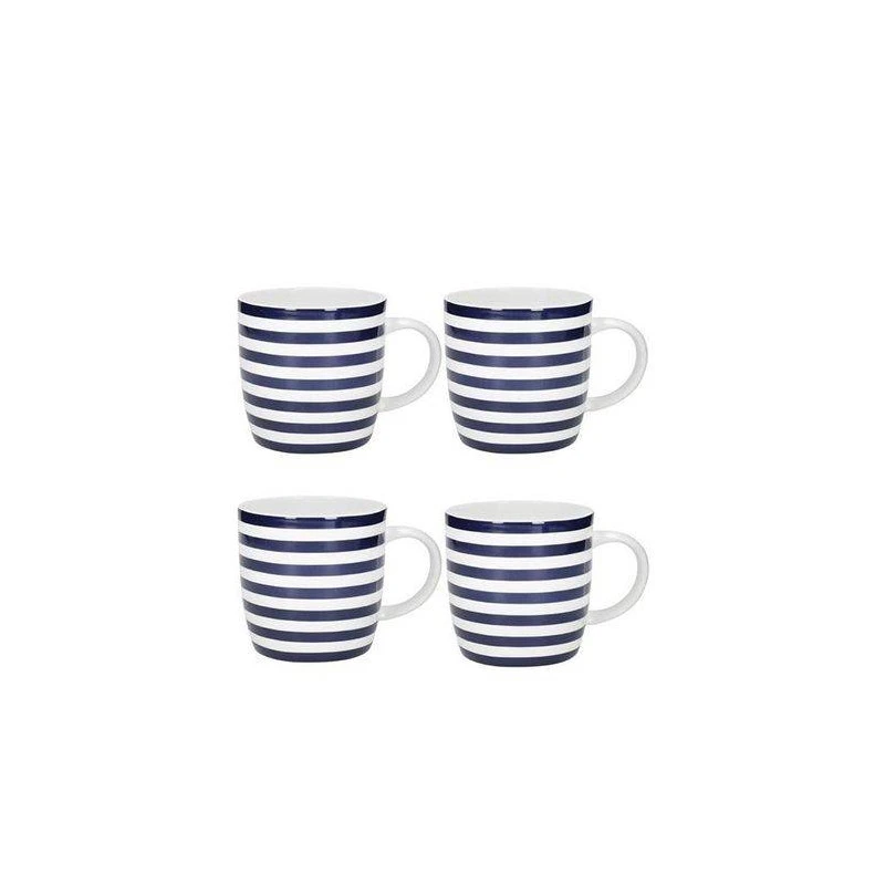 Kitchen Craft Nautical Stripes Mug Porcelaine 42.5 Cl KitchenCraft - Les 4 7 Kitchen Craft Nautical Stripes Mug Porcelaine 42.5 Cl KitchenCraft - Les 4 – Image 5