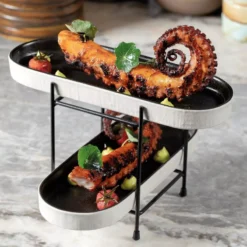 NOTOS Plat Ovale En Grès 37 Cm Noire COSTA NOVA 12 NOTOS Plat Ovale En Grès 37 Cm Noire COSTA NOVA -Élégance Bar Soldes notos plat ovale en gres 37 cm noire costa nova nvs 4