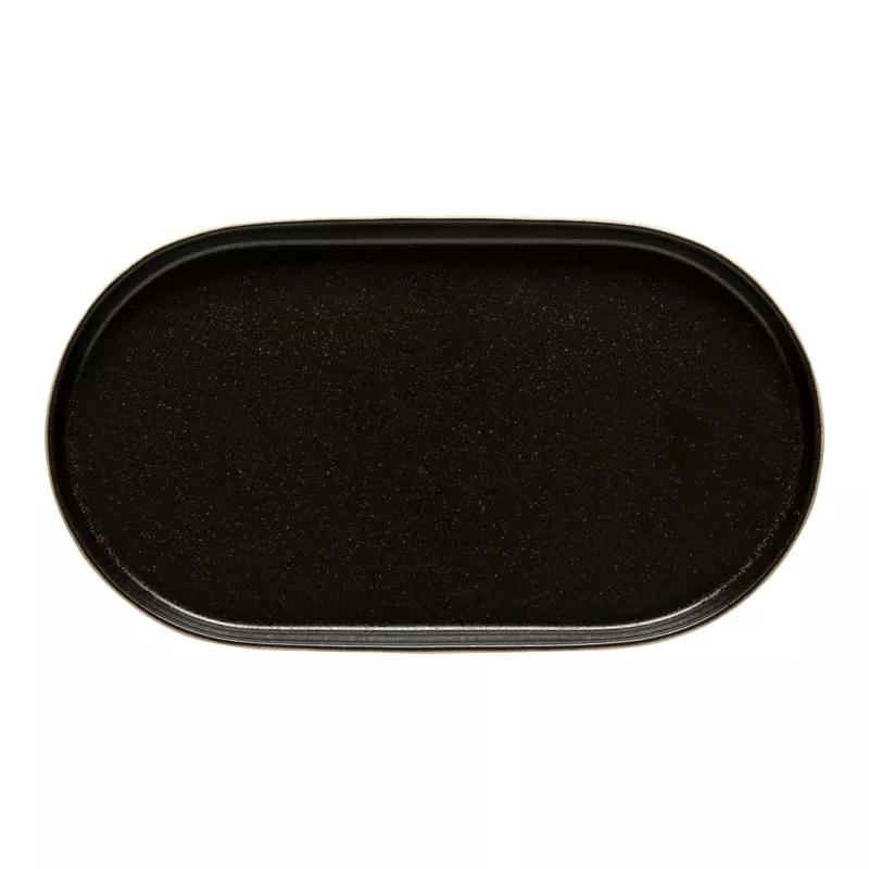 NOTOS Plat Ovale En Grès 37 Cm Noire COSTA NOVA 3 NOTOS Plat Ovale En Grès 37 Cm Noire COSTA NOVA