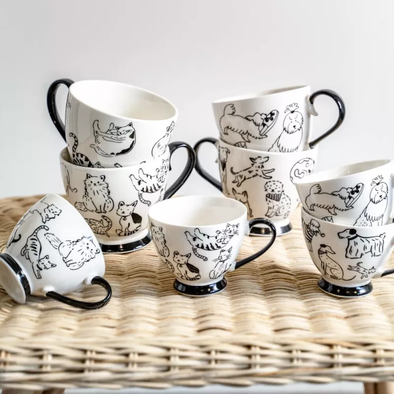 OSCAR Coffret Déjeuner En Porcelaine TABLE PASSION 44cl - Les 2 3 OSCAR Coffret Déjeuner En Porcelaine TABLE PASSION 44cl - Les 2