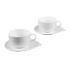 PETALE Déjeuner 55 Cl Avec Sous-tasse En Porcelaine Blanche - Les 2 TABLE PASSION -Élégance Bar Soldes petale dejeuner 55 cl avec sous tasse en porcelaine blanche les 2 table passion nvs