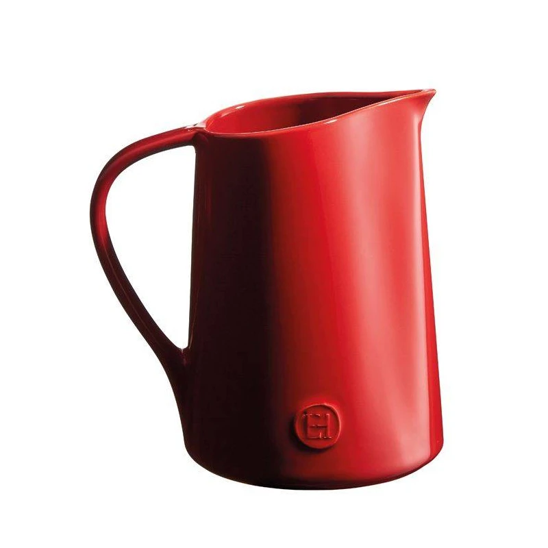 Pichet Carafe Céramique Emile Henry 0.9 L Rouge Grand Cru 4 Pichet Carafe Céramique Emile Henry 0.9 L Rouge Grand Cru – Image 2