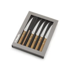 PIZZA Bois Coffret De 6 Couteaux à Steak Et Pizza Manche BOIS Pakka AMEFA -Élégance Bar Soldes pizza bois coffret de 6 couteaux a steak et pizza manche bois pakka amefa 2