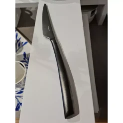 RIVIERA Couteau De Table BUGATTI Finition PVD Noir Mat - L´unité -Élégance Bar Soldes riviera couteau de table bugatti finition pvd noir mat lunite 6