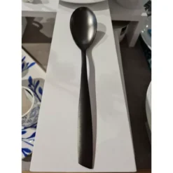 RIVIERA Cuillère à Café BUGATTI Finition PVD Noir Mat - L´unité -Élégance Bar Soldes riviera cuillere a cafe bugatti finition pvd noir mat lunite 5