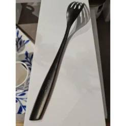 RIVIERA Fourchette De Table BUGATTI Finition PVD Noir Mat - L´unité -Élégance Bar Soldes riviera fourchette de table bugatti finition pvd noir mat lunite 3