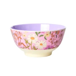 Bol En Mélamine D15 Cm RICE Marguerite -Élégance Bar Soldes saladier en melamine d 15 cm rice marguerite nvs 2