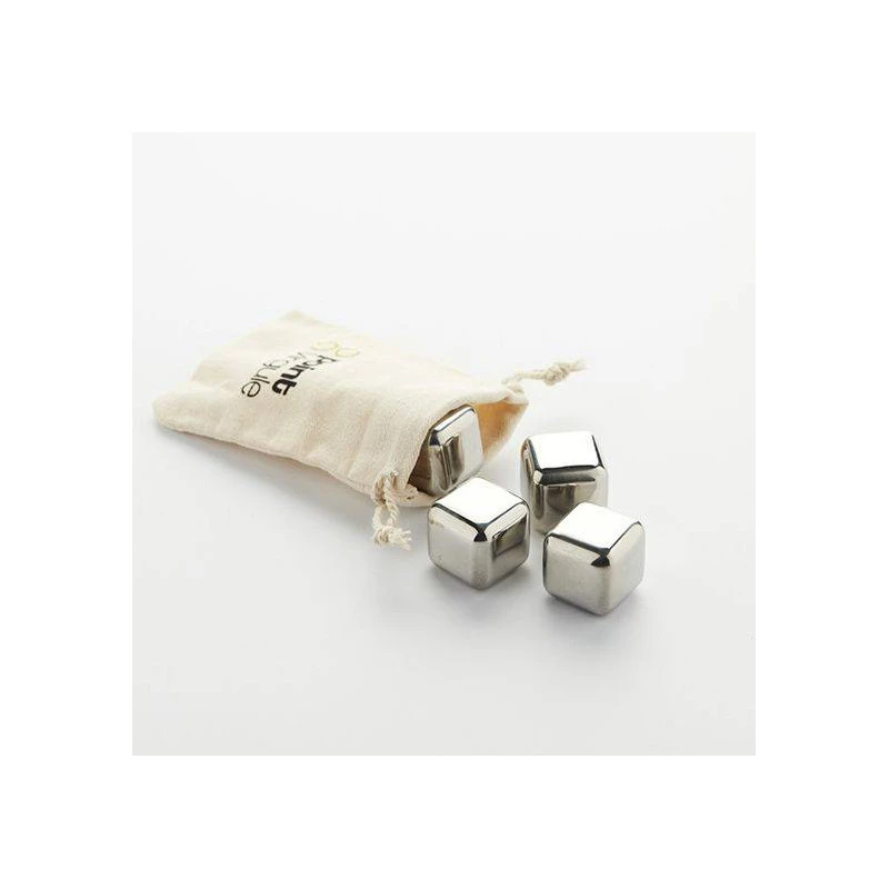 Set De 4 Glaçons Réutilisables En Inox Avec Pochette Point Virgule 5 Set De 4 Glaçons Réutilisables En Inox Avec Pochette Point Virgule – Image 3